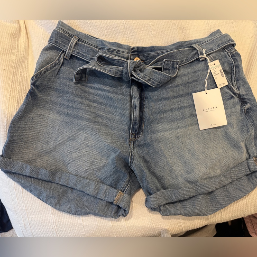 KanCan Light Blue Denim Shorts